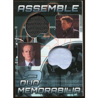 2012 Upper Deck Avengers Assemble Dual Memorabilia #AD20 Hawkeye Agent Coulson