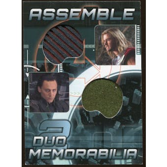 2012 Upper Deck Avengers Assemble Dual Memorabilia #AD22 Thor Loki