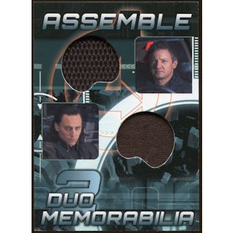 2012 Upper Deck Avengers Assemble Dual Memorabilia #AD25 Hawkeye Loki