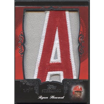 2007 Topps Sterling Ryan Howard Letter "A" Patch #1/1