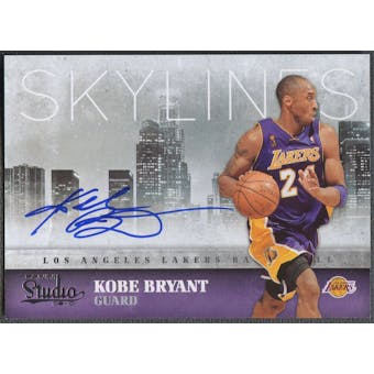 2009/10 Studio #13 Kobe Bryant Skylines Signatures Auto #35/99