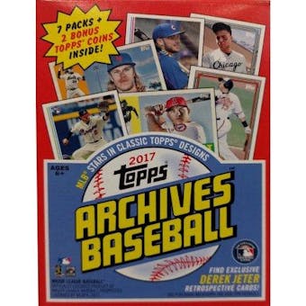 2017 Topps Archives Baseball 7-Pack Blaster Box