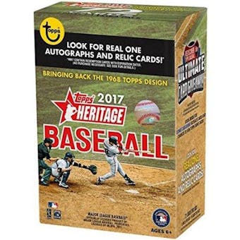 2017 Topps Heritage Baseball 8-Pack Blaster Box