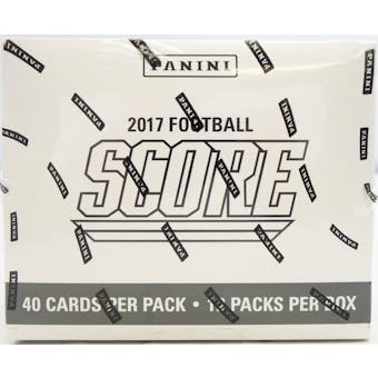 2017 Panini Score Football Jumbo Value 12-Pack Box