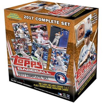 2017 Topps Complete Set Limited Edition Baseball Box