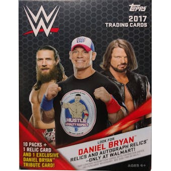 2017 Topps WWE Wrestling 10-Pack Box