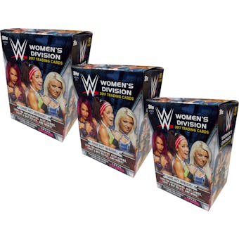 2017 Topps WWE Women's Division Blaster Box (Lot of 3)