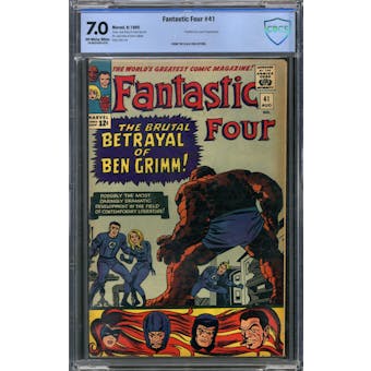 Fantastic Four #41 CBCS 7.0 (OW-W) *18-0D2F89E-079*