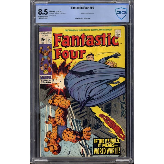 Fantastic Four #95 CBCS 8.5 (OW-W) *18-0D39407-040*