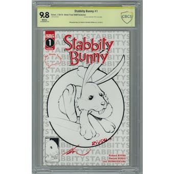 Stabbity Bunny #1 CBCS 9.8 (W) Signed by Ale Garza & Richard Rivera *18-0E68EBA-048*