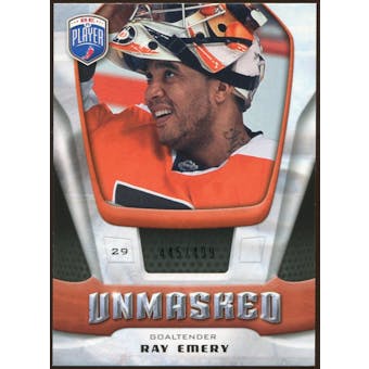2009/10 Upper Deck Be A Player Goalies Unmasked #GU8 Ray Emery /499