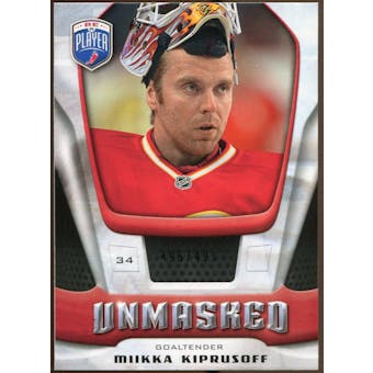 2009/10 Upper Deck Be A Player Goalies Unmasked #GU22 Miikka Kiprusoff /499