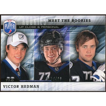 2009/10 Upper Deck Be A Player Meet The Rookies #MR2 Victor Hedman /499