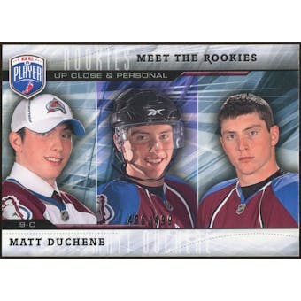 2009/10 Upper Deck Be A Player Meet The Rookies #MR3 Matt Duchene /499