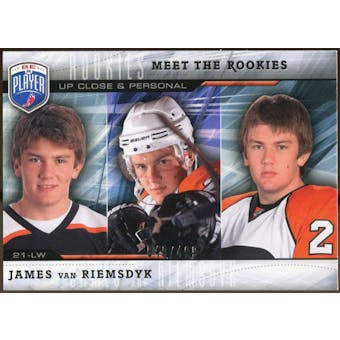 2009/10 Upper Deck Be A Player Meet The Rookies #MR4 James van Riemsdyk /499
