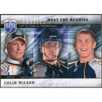 2009/10 Upper Deck Be A Player Meet The Rookies #MR7 Colin Wilson /499