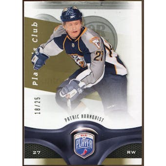 2009/10 Upper Deck Be A Player Player's Club #9 Patric Hornqvist 18/25