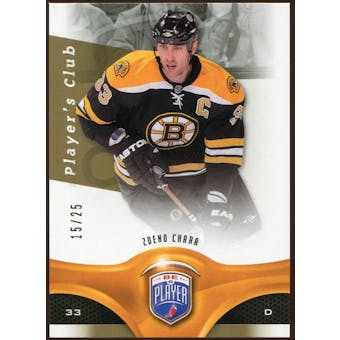 2009/10 Upper Deck Be A Player Player's Club #10 Zdeno Chara 15/25