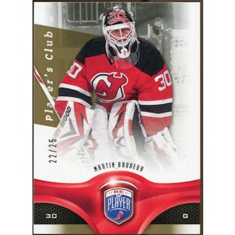 2009/10 Upper Deck Be A Player Player's Club #26 Martin Brodeur 22/25