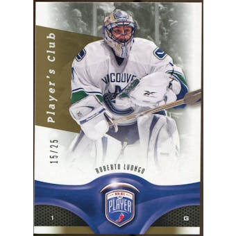 2009/10 Upper Deck Be A Player Player's Club #32 Roberto Luongo /25