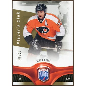2009/10 Upper Deck Be A Player Player's Club #44 Simon Gagne 6/25