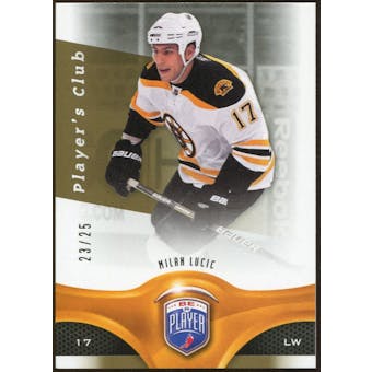 2009/10 Upper Deck Be A Player Player's Club #46 Milan Lucic /25