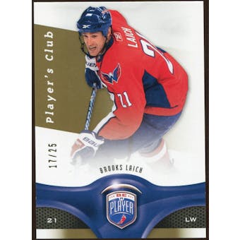 2009/10 Upper Deck Be A Player Player's Club #54 Brooks Laich 17/25