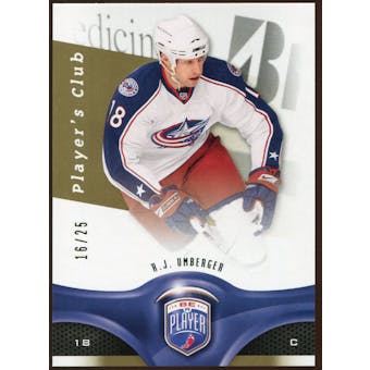 2009/10 Upper Deck Be A Player Player's Club #85 R.J. Umberger /25
