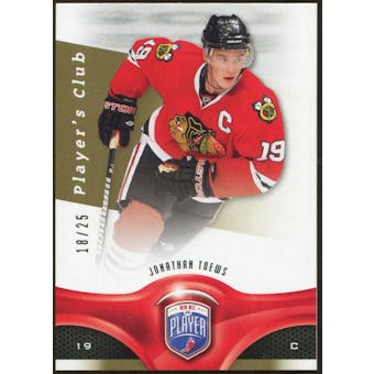 2009/10 Upper Deck Be A Player Player's Club #101 Jonathan Toews /25