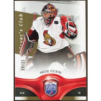 2009/10 Upper Deck Be A Player Player's Club #117 Pascal Leclaire /25