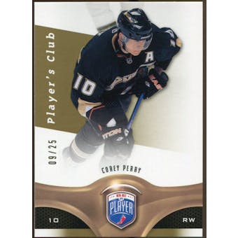 2009/10 Upper Deck Be A Player Player's Club #132 Corey Perry /25