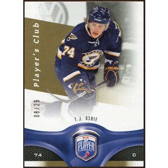 2009/10 Upper Deck Be A Player Player's Club #133 T.J. Oshie /25