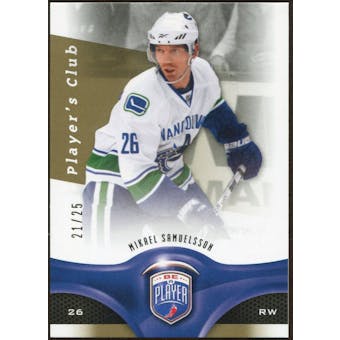 2009/10 Upper Deck Be A Player Player's Club #134 Mikael Samuelsson /25