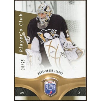 2009/10 Upper Deck Be A Player Player's Club #149 Marc-Andre Fleury 20/25