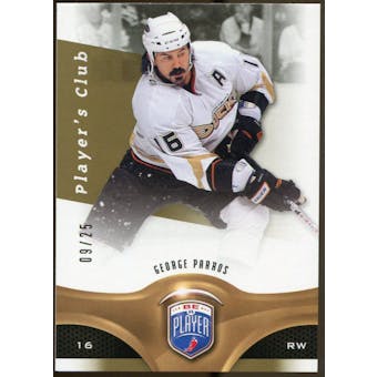 2009/10 Upper Deck Be A Player Player's Club #168 George Parros 9/25