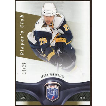 2009/10 Upper Deck Be A Player Player's Club #189 Jason Pominville 18/25