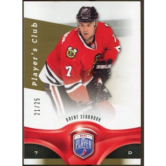 2009/10 Upper Deck Be A Player Player's Club #193 Brent Seabrook 21/25