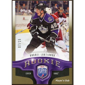 2009/10 Upper Deck Be A Player Player's Club #203 Andrei Loktionov 7/15
