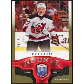 2009/10 Upper Deck Be A Player Player's Club #205 Tyler Eckford 4/15