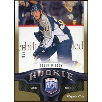 2009/10 Upper Deck Be A Player Player's Club #260 Colin Wilson 8/15