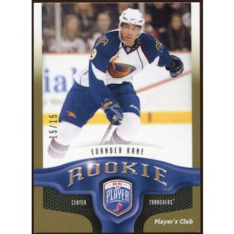 2009/10 Upper Deck Be A Player Player's Club #275 Evander Kane RC 15/15