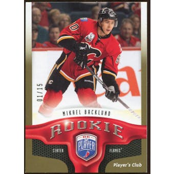 2009/10 Upper Deck Be A Player Player's Club #280 Mikael Backlund 1/15