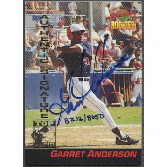 1994 Signature Rookies #5 Garret Anderson Signatures Auto #8212/8650