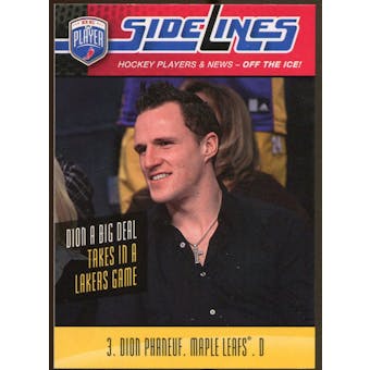 2009/10 Upper Deck Be A Player Sidelines #S8 Dion Phaneuf
