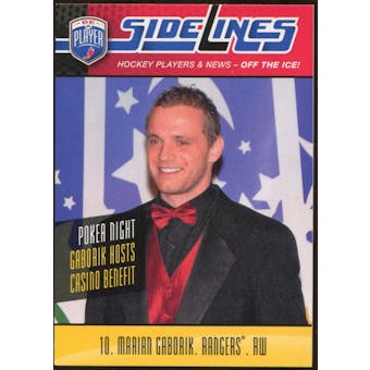 2009/10 Upper Deck Be A Player Sidelines #S27 Marian Gaborik