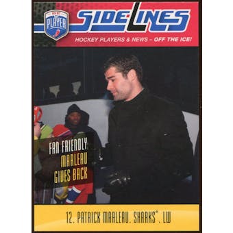 2009/10 Upper Deck Be A Player Sidelines #S40 Patrick Marleau