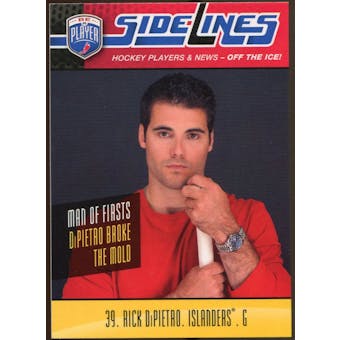 2009/10 Upper Deck Be A Player Sidelines #S45 Rick DiPietro