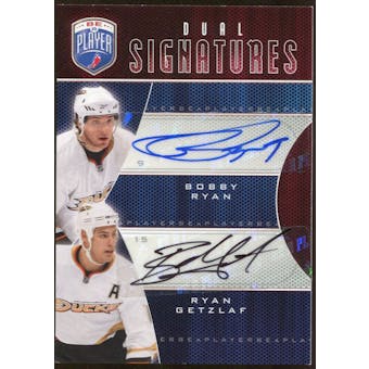 2009 10 Upper Deck Be A Player Signatures Duals #S2GR Ryan Getzlaf Bobby Ryan Autograph