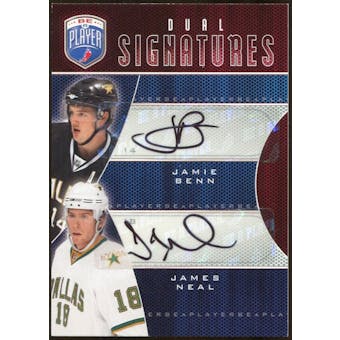 2009 10 Upper Deck Be A Player Signatures Duals #S2NB James Neal Jamie Benn Autograph