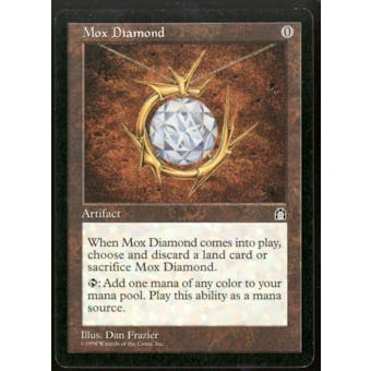 Magic the Gathering Stronghold Mox Diamond LIGHTLY PLAYED (LP)